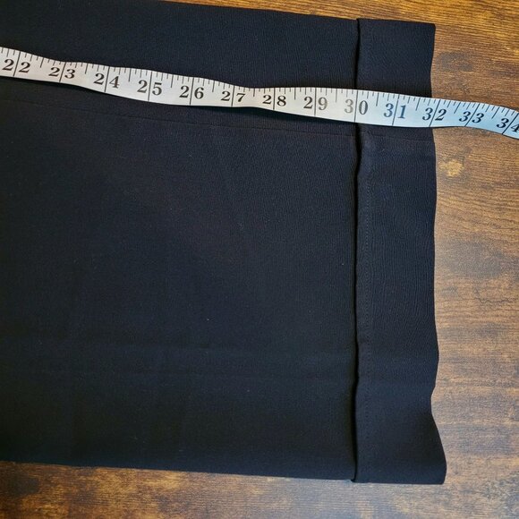 Vtg dressbarn Trouser Pants Size 8 Wide Leg Cuffed Mid Rise Y2K Stretch Preppy - Picture 7 of 9